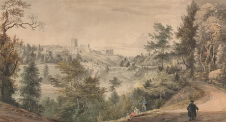 Ansicht von Richmond Castle, Yorkshire